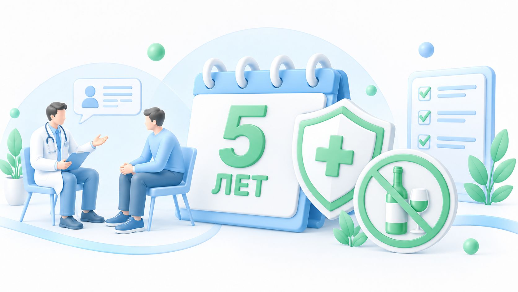 Консультация врача-нарколога перед кодированием от алкоголизма на 5 лет